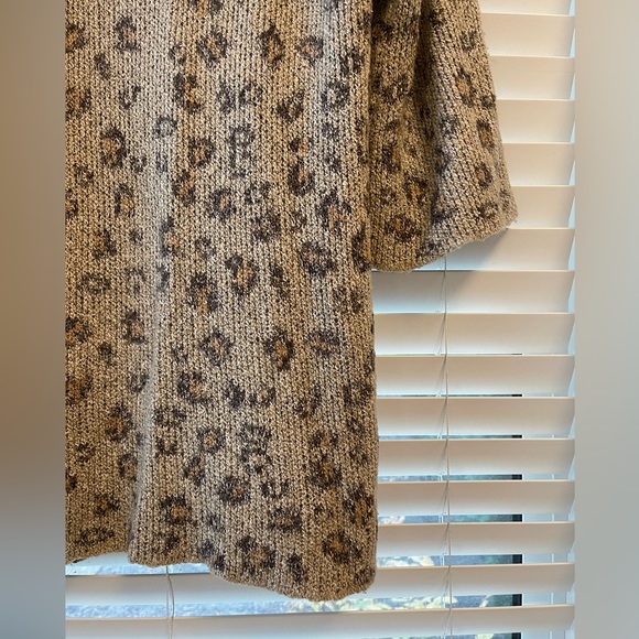 Anthropologie - Leopard Sweater/Cardigan - Picture 7 of 9